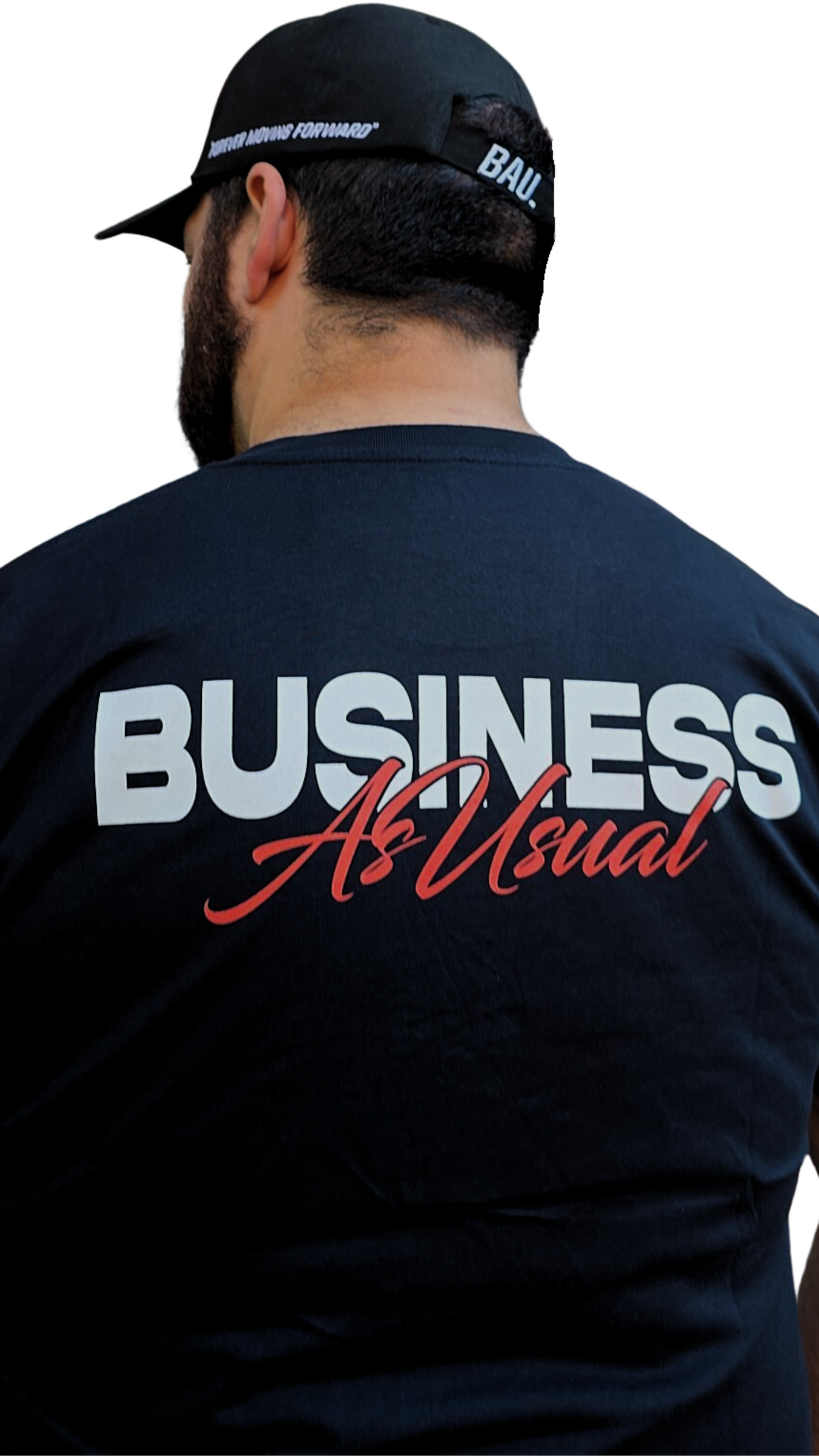 "HEADLINE" T-Shirt - Navy