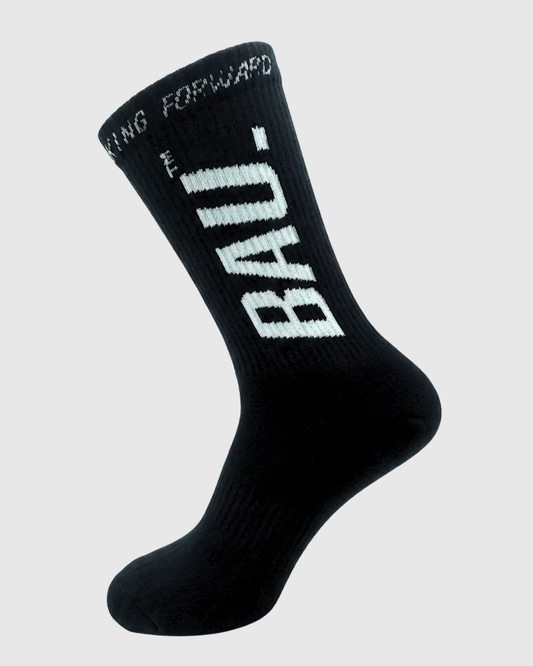 "FMF" Crew Socks - Black