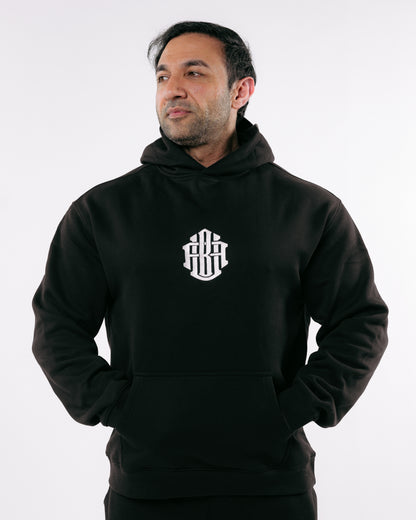 "CREST" Hoodie - Black