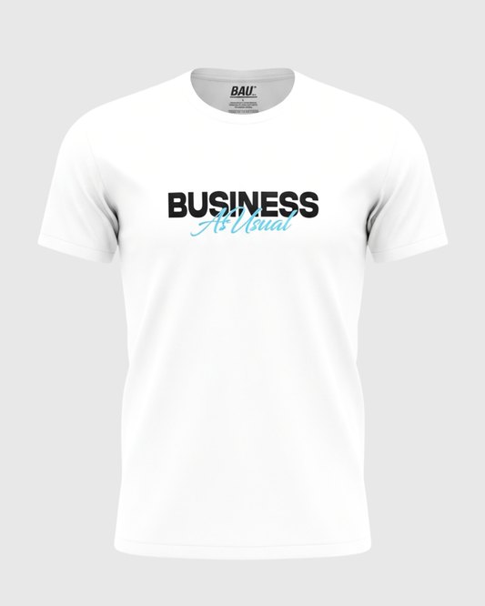 "HEADLINE" T-Shirt - White