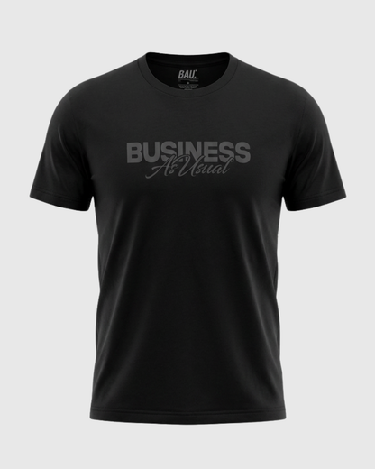 "HEADLINE" T-Shirt - Black
