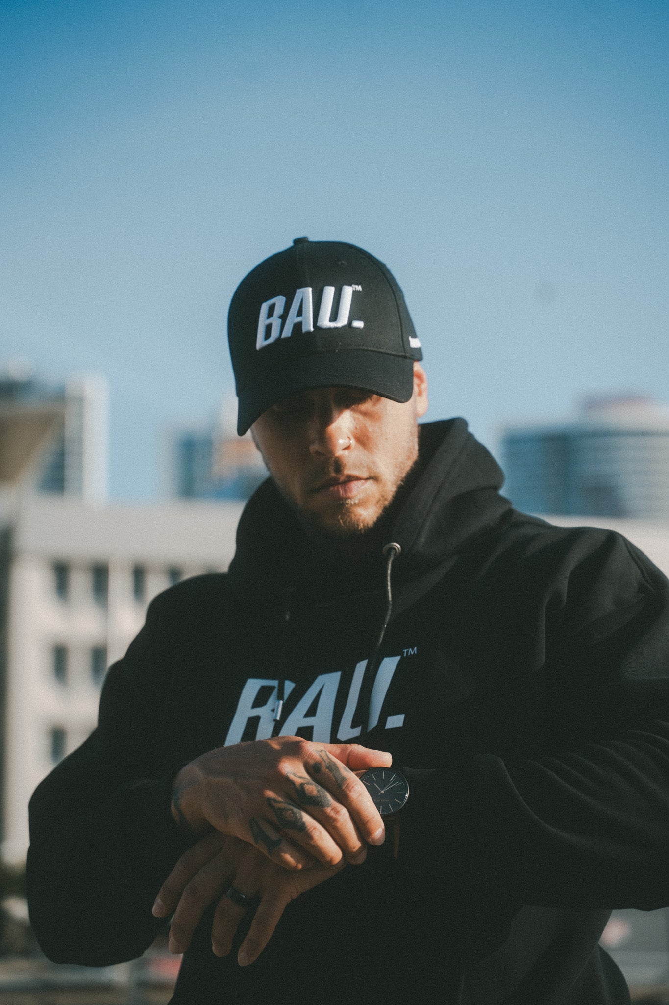 Triple Emblem Cap - Black