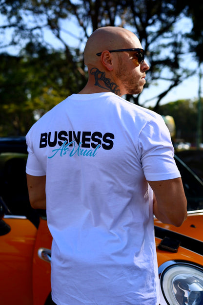 "HEADLINE" T-Shirt - White