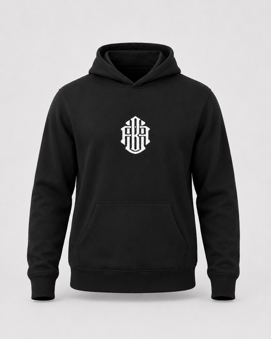 "CREST" Hoodie - Black